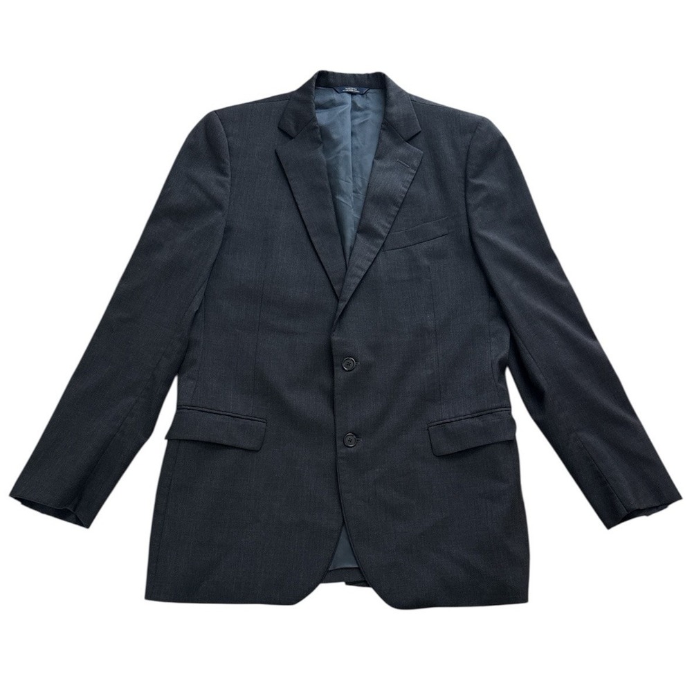 Brooks Brothers Blazer Mens 42L Gray 1818 Fitzgerald Wool Estrato Made in USA